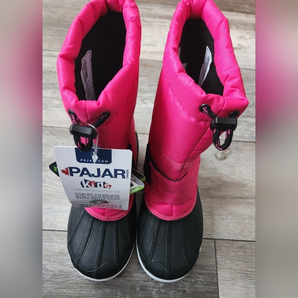 Pajar Made In Italy Fuchsia Little Girl's Snow Boots - size 2Y - Picture 2 of 13
